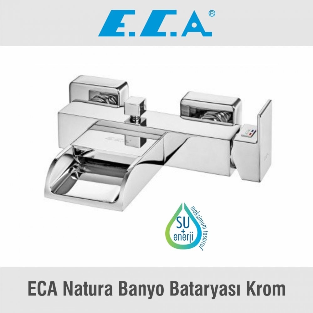ECA Natura Banyo Bataryası Krom 402102250