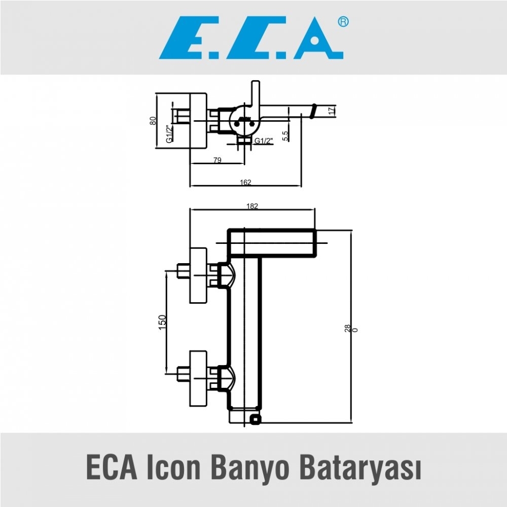 ECA Icon Banyo Bataryası, 102102478H