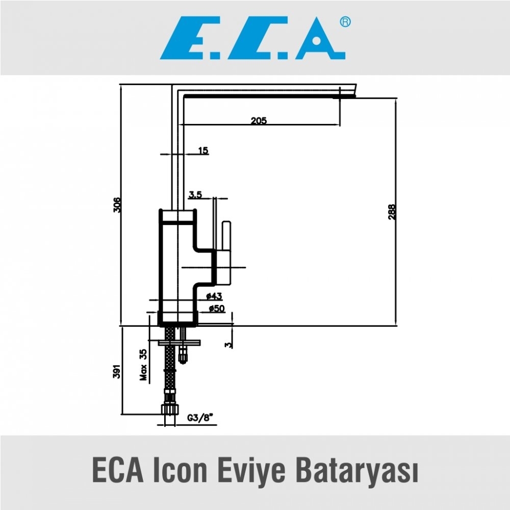 ECA Icon Eviye Bataryası, 102118081H