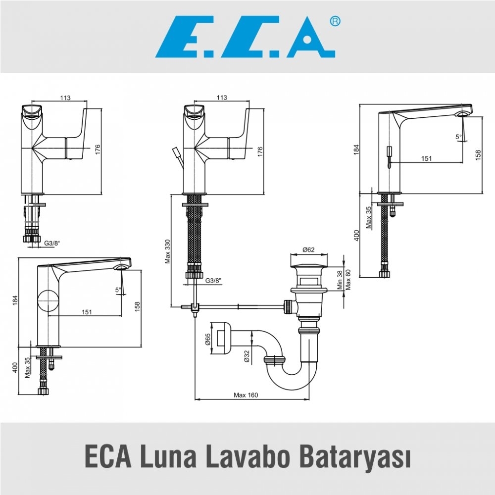 ECA Luna Lavabo Bataryası, 102108955