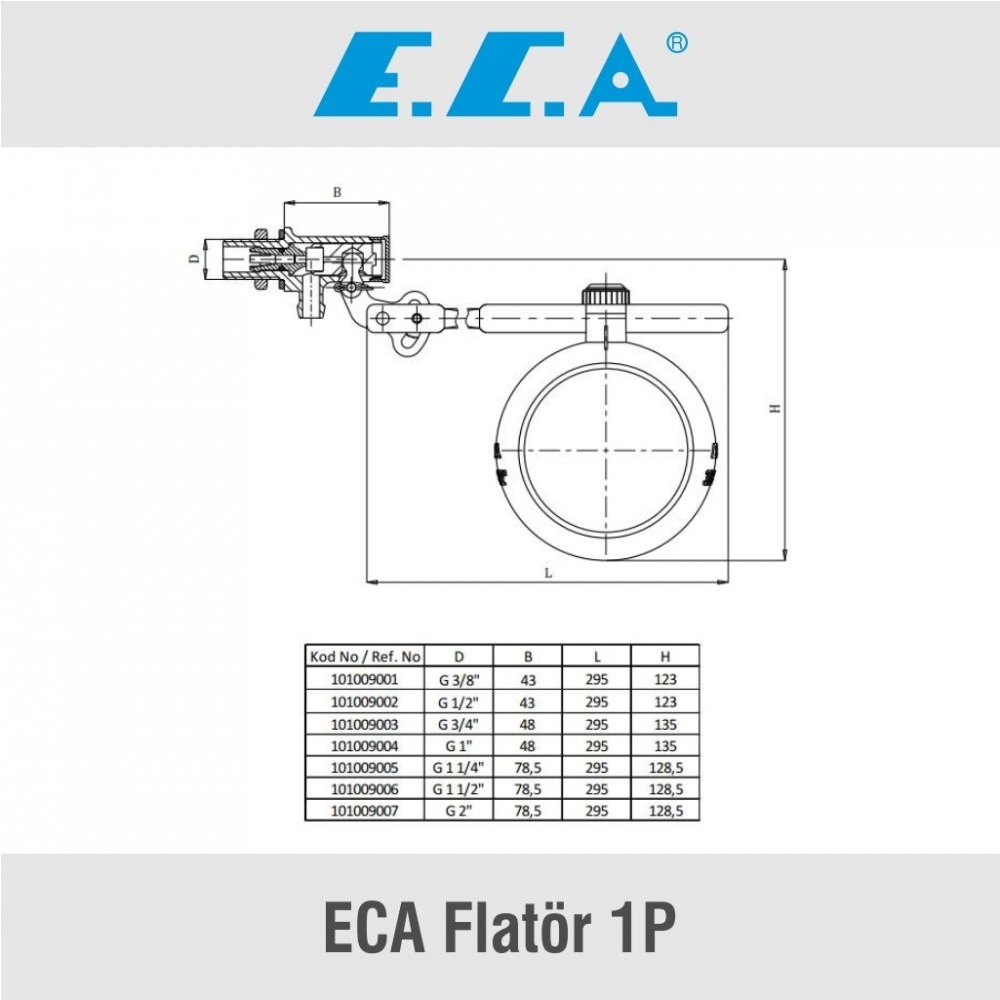 ECA Flatör 1/2, 101009002