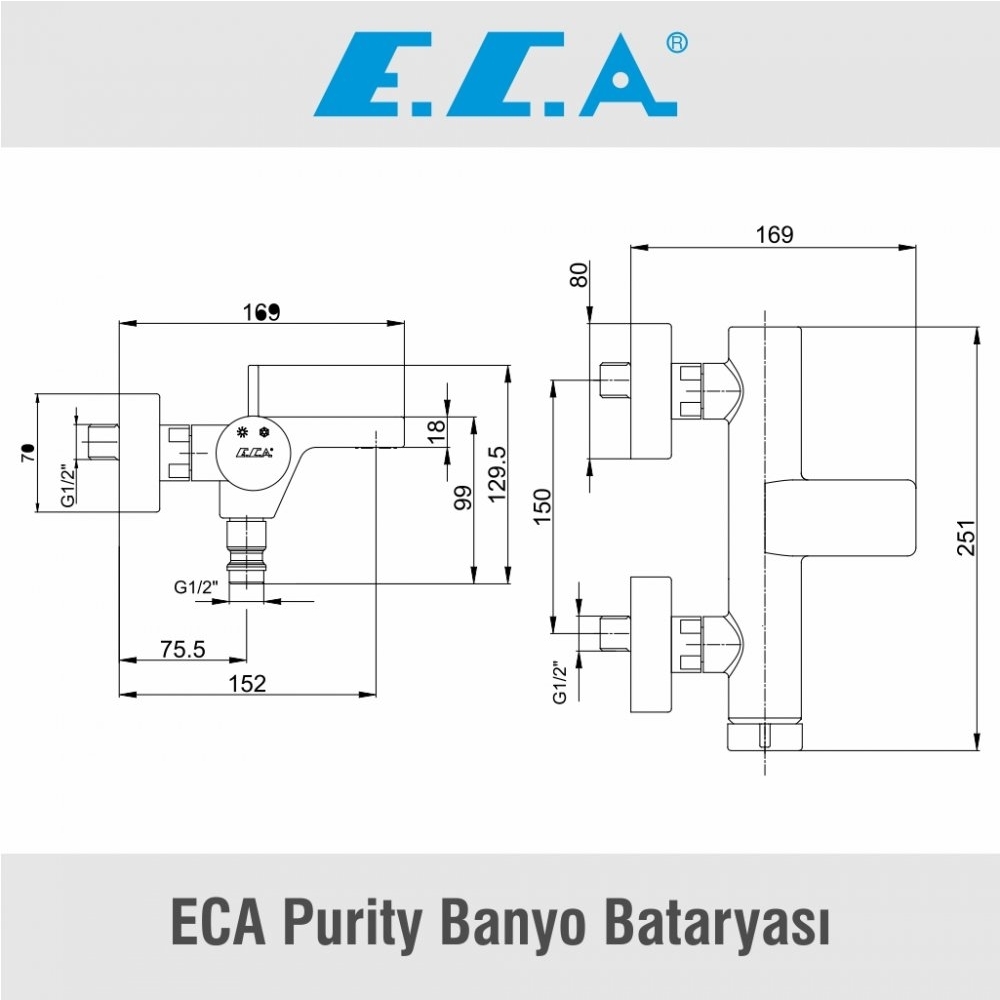 ECA Purity Banyo Bataryası, 102102477H