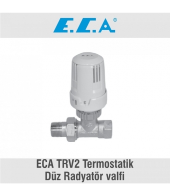 ECA TRV2 Termostatik Düz Radyatör valfi 1/2, 602120256